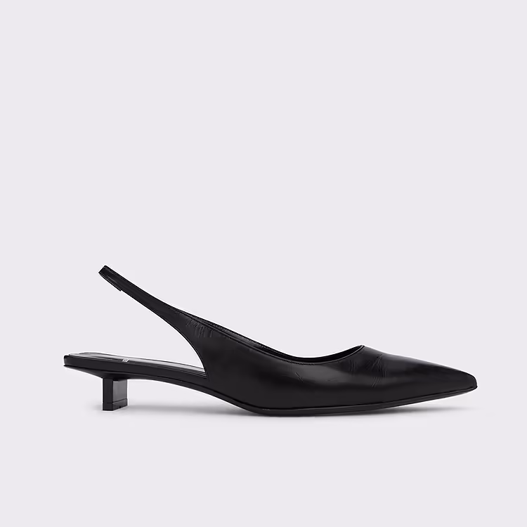 pierre hardy ESCARPIN SLINGBACK STELLA Cuir de veau craquelé noir pierre hardy ESCARPIN SLINGBACK STELLA Cuir de veau craquelé noir