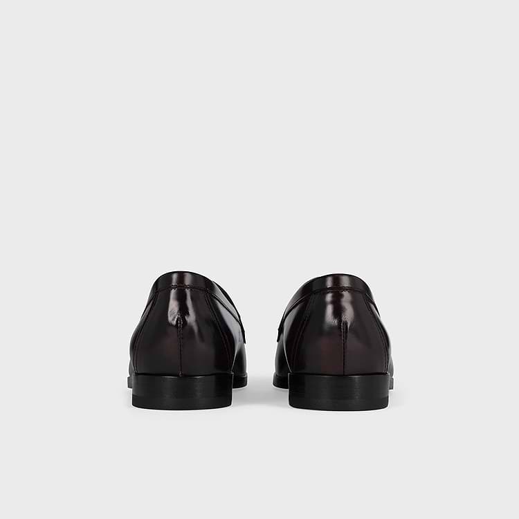 Pierre Hardy MOCASSIN HARDY Cuir De Veau Glacé Bordeaux