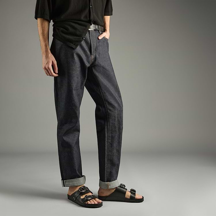 Pierre Hardy MULE PLATE BEACH RIDER Cuir De Veau Noir