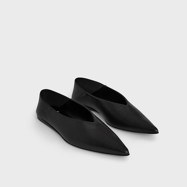 Pierre Hardy BALLERINE VITESSE Cuir D'agneau Noir