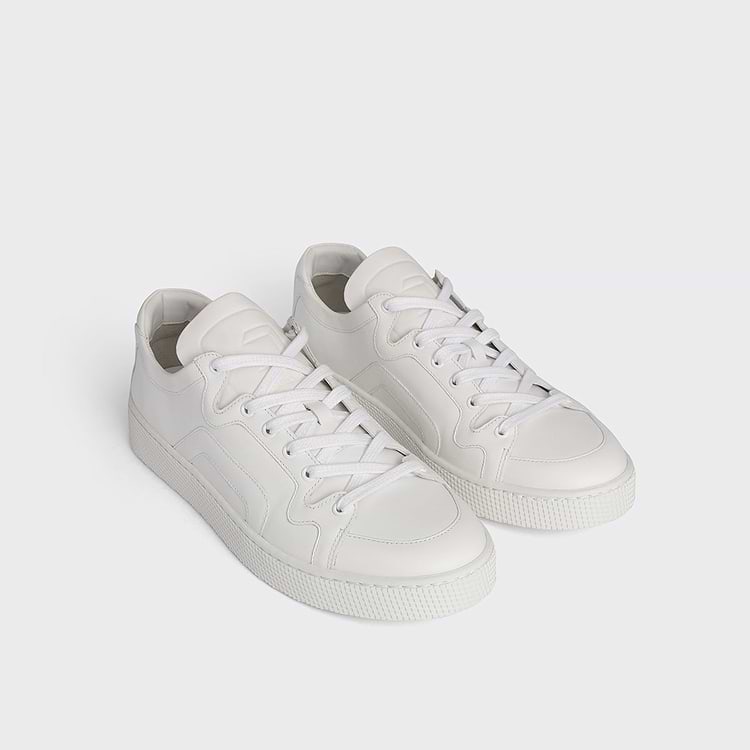 Pierre Hardy BASKETS 104 Cuir De Veau Blanc