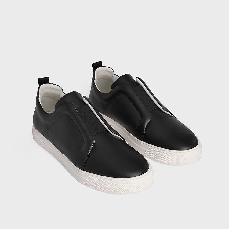 Pierre Hardy BASKETS SLIDER Cuir De Veau Noir