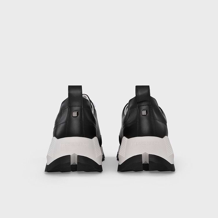 Pierre Hardy BASKETS STREET LIFE Cuir De Veau Noir