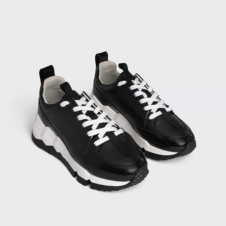 Pierre Hardy BASKETS STREET LIFE Cuir De Veau Noir