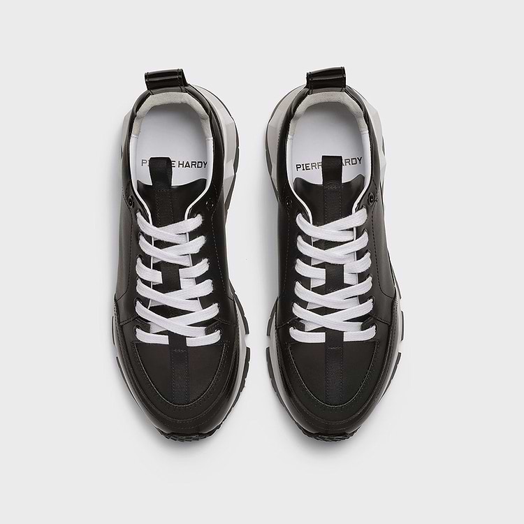 Pierre Hardy BASKETS STREET LIFE Cuir De Veau Noir
