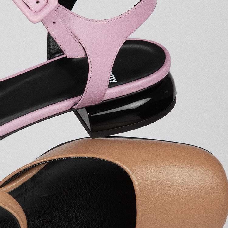 Pierre Hardy BIBA MARY-JANE Cuir De Chevreau Rose