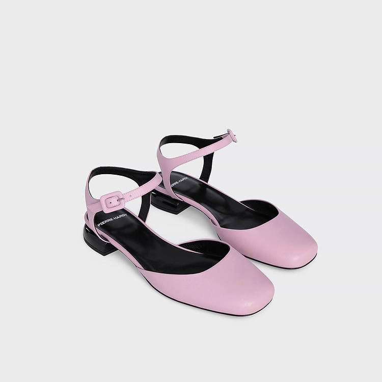 Pierre Hardy BIBA MARY-JANE Cuir De Chevreau Rose