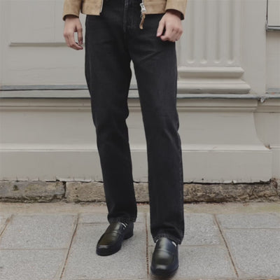 Pierre Hardy MOCASSIN HARDY Cuir De Veau Noir