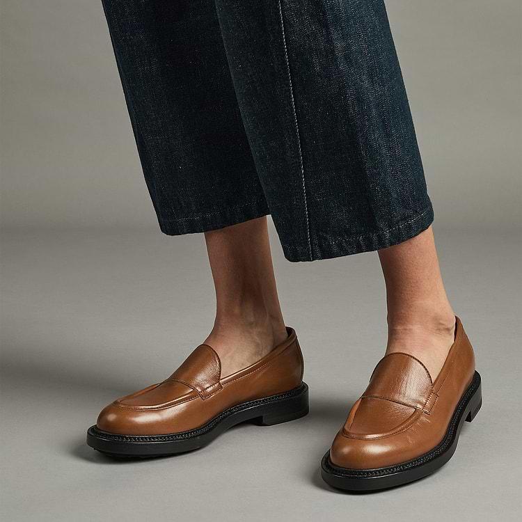 Pierre Hardy MOCASSIN JOHN Cuir De Veau Cognac