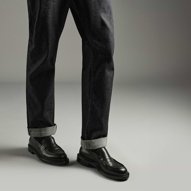 Pierre Hardy MOCASSIN JOHN Cuir De Veau Noir