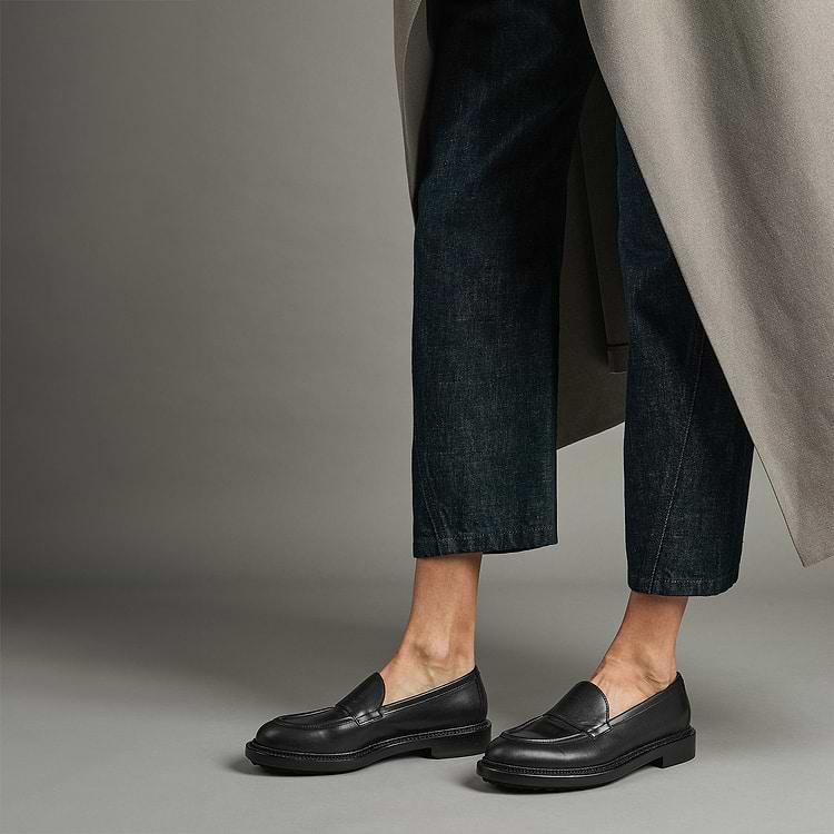 Pierre Hardy MOCASSIN JOHN Cuir De Veau Noir