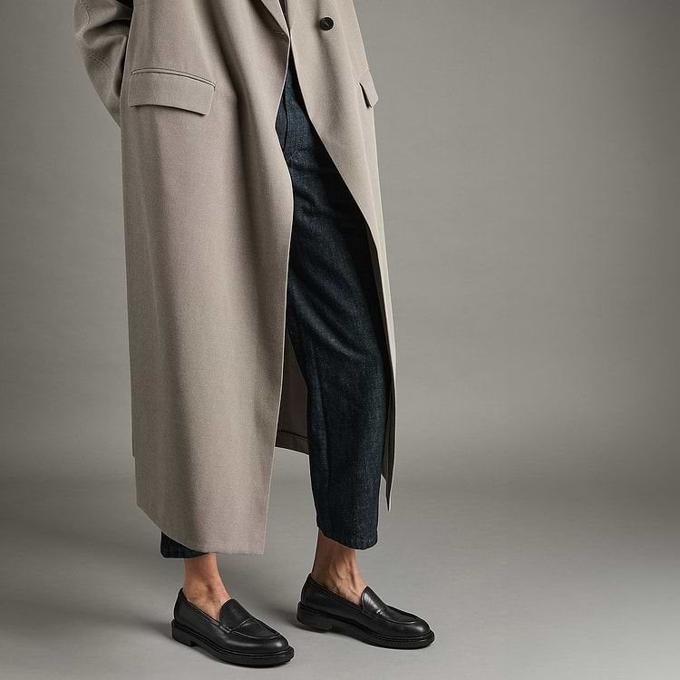 Pierre Hardy MOCASSIN JOHN Cuir De Veau Noir