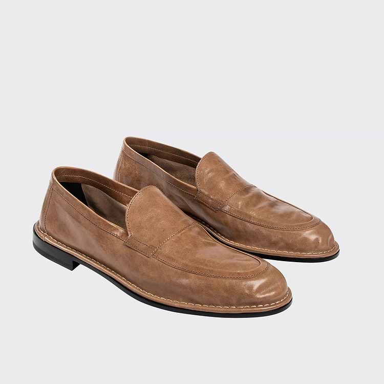 Pierre Hardy MOCASSIN NOTO Cuir De Kangourou Camel