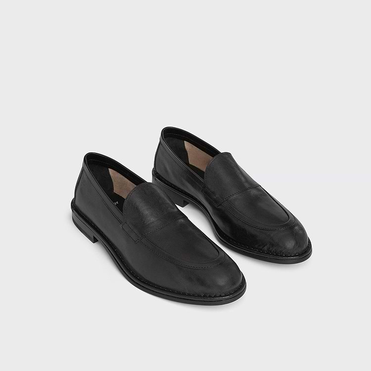 Pierre Hardy MOCASSIN NOTO Cuir De Kangourou Noir