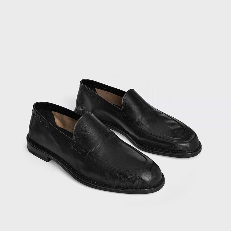 Pierre Hardy MOCASSIN NOTO Cuir De Kangourou Noir