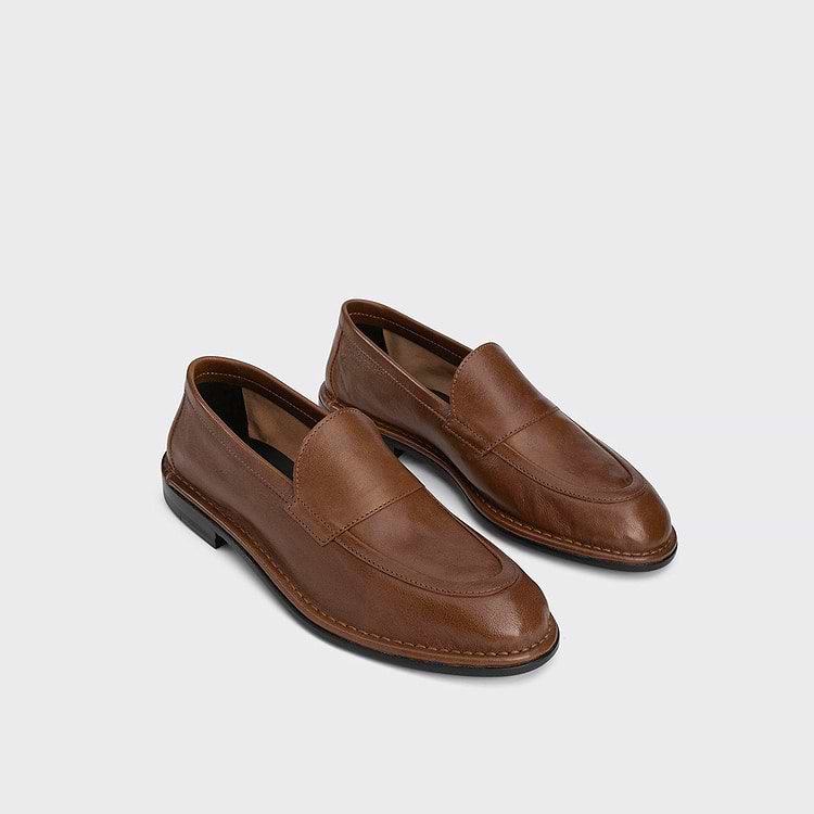 Pierre Hardy MOCASSIN NOTO Cuir De Kangourou Tabac