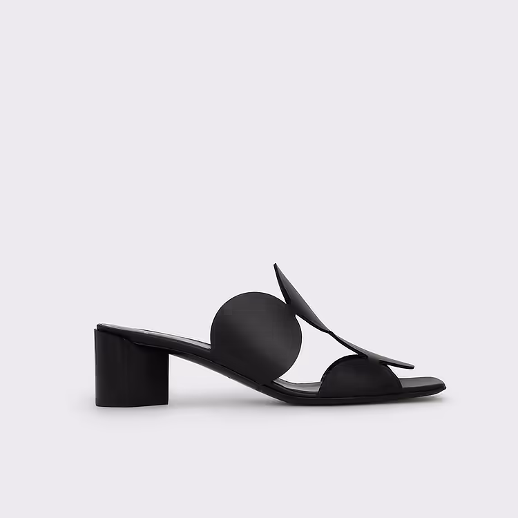 pierre hardy MULE À TALON BULLES Cuir de veau noir