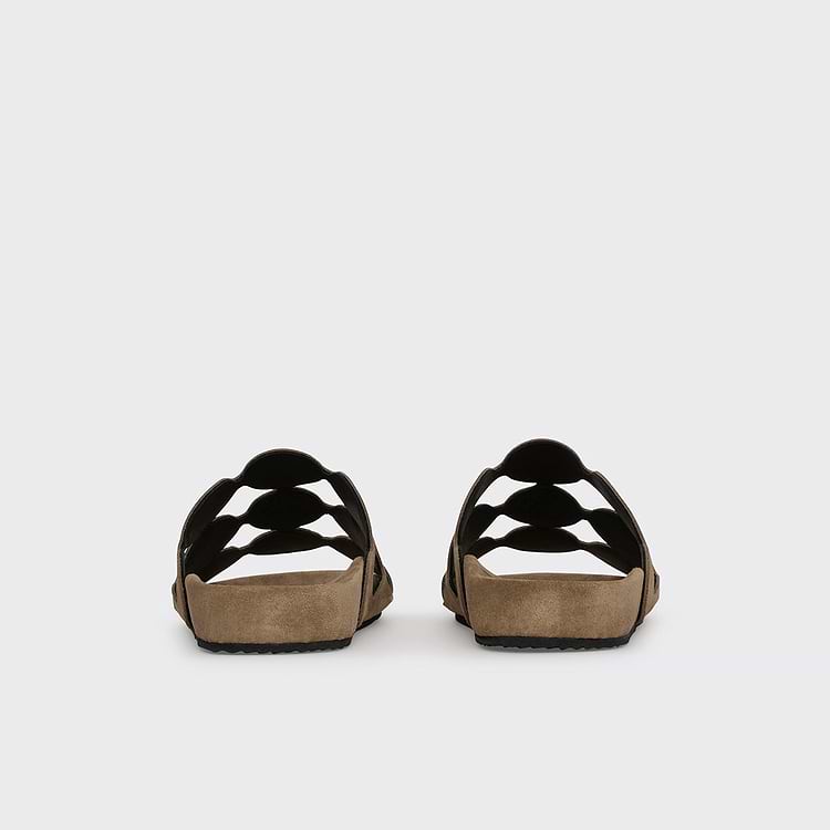Pierre Hardy MULE BULLES Cuir De Veau Sable