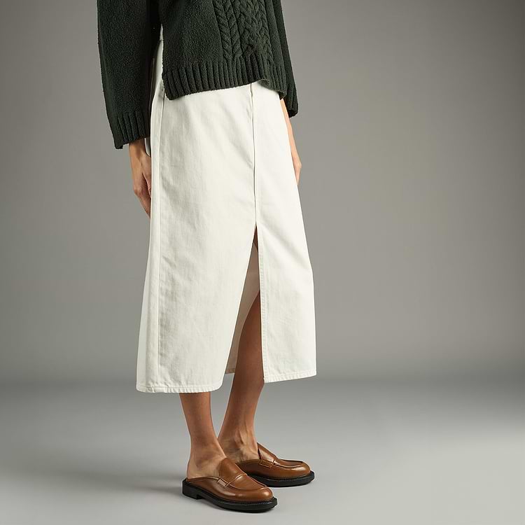 Pierre Hardy MULE JOHN Cuir De Chèvre Cognac