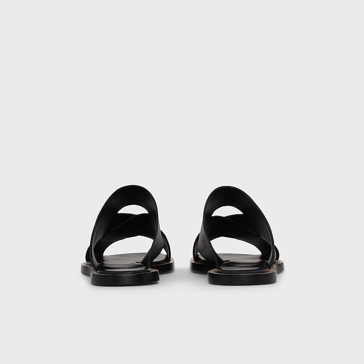Pierre Hardy MULE VEDRA Cuir De Veau Noir