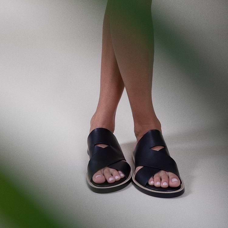 Pierre Hardy MULE VEDRA Cuir De Veau Noir