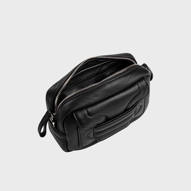 Pierre Hardy SAC ALPHA BOX PAD Cuir D'agneau Noir