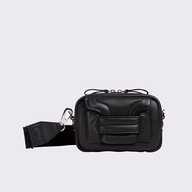pierre hardy SAC ALPHA BOX PAD Cuir d'agneau noir