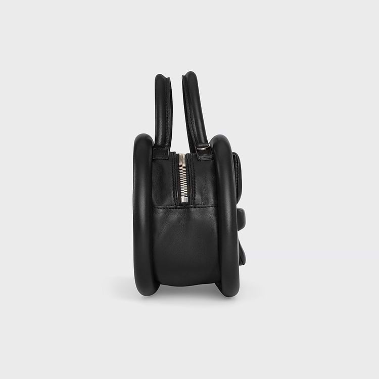 Pierre Hardy SAC ALPHA STRIKE Cuir D'agneau Noir