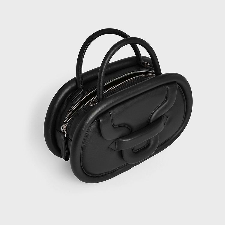 Pierre Hardy SAC ALPHA STRIKE Cuir D'agneau Noir