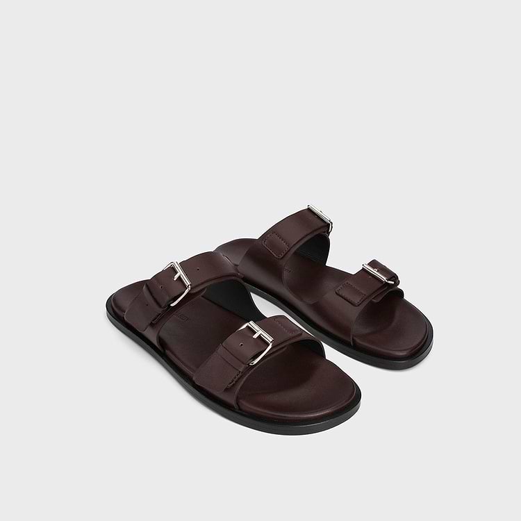 Pierre Hardy SANDALE MARLON Cuir De Veau Bordeaux