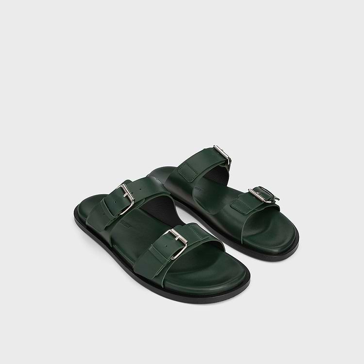 Pierre Hardy SANDALE MARLON Cuir De Veau Vert