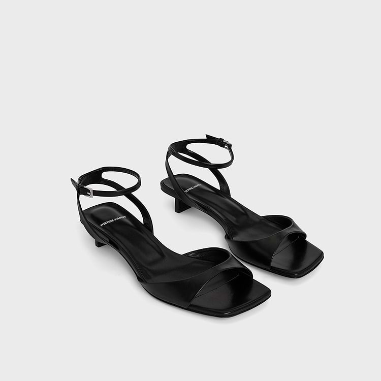 Pierre Hardy SANDALE STELLA Cuir De Chevreau Noir