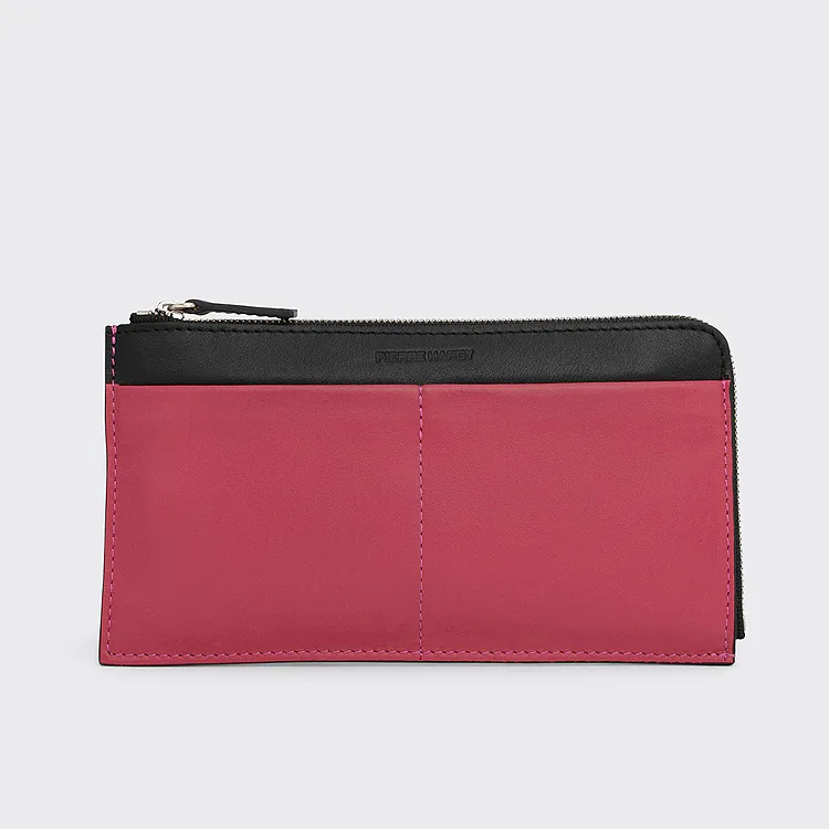 pierre hardy PORTEFEUILLE PALATINE Cuir de veau fruits rouge et noir