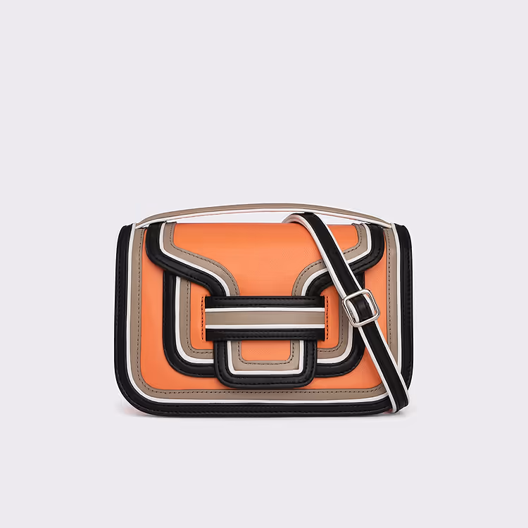 pierre hardy SAC À MAIN ALPHA Cuir de chèvre orange cuir de veau taupe & cuir d'agneau noir