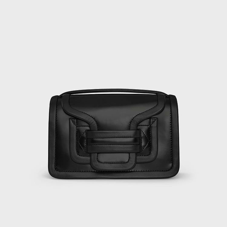 Pierre Hardy SAC À MAIN ALPHA Cuir De Veau Glacé Noir