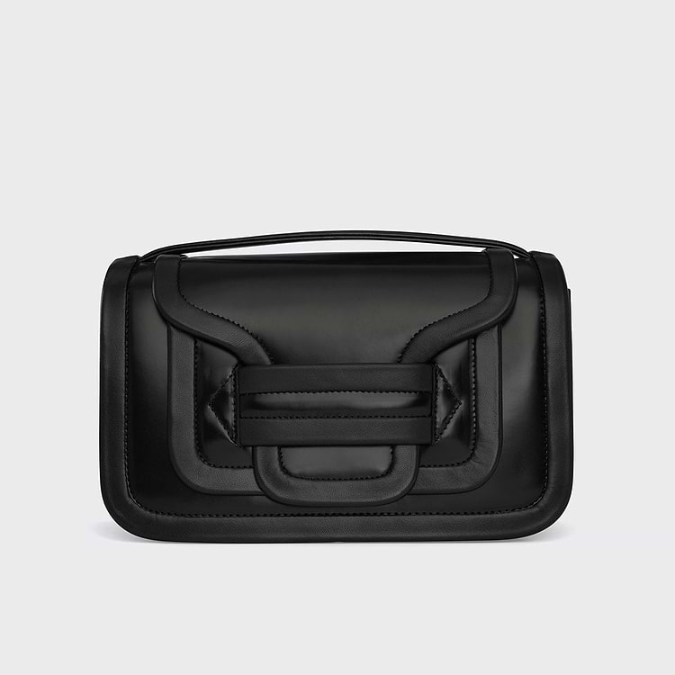 Pierre Hardy SAC À MAIN ALPHA MAXI Cuir De Veau Glacé Noir