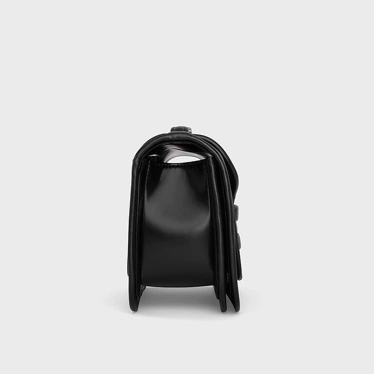 Pierre Hardy SAC À MAIN ALPHA MAXI Cuir De Veau Glacé Noir