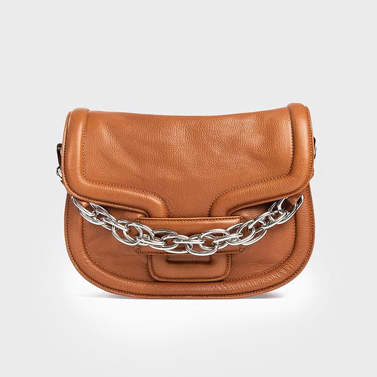 Pierre Hardy SAC À MAIN ALPHAVILLE Cuir De Chèvre Grainé Camel