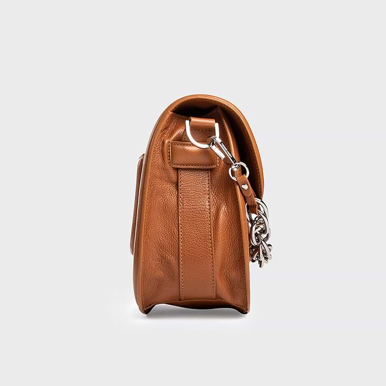 Pierre Hardy SAC À MAIN ALPHAVILLE Cuir De Chèvre Grainé Camel