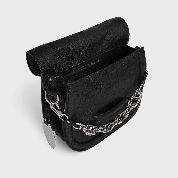 Pierre Hardy SAC À MAIN ALPHAVILLE Cuir De Chèvre Grainé Noir