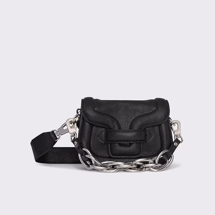 pierre hardy SAC MICRO ALPHAVILLE Cuir de chèvre grainé noir