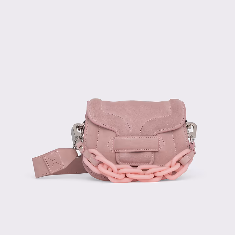 pierre hardy SAC MICRO ALPHAVILLE Cuir de veau velours rose