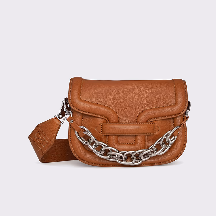 pierre hardy SAC MINI ALPHAVILLE Cuir de chèvre grainé camel