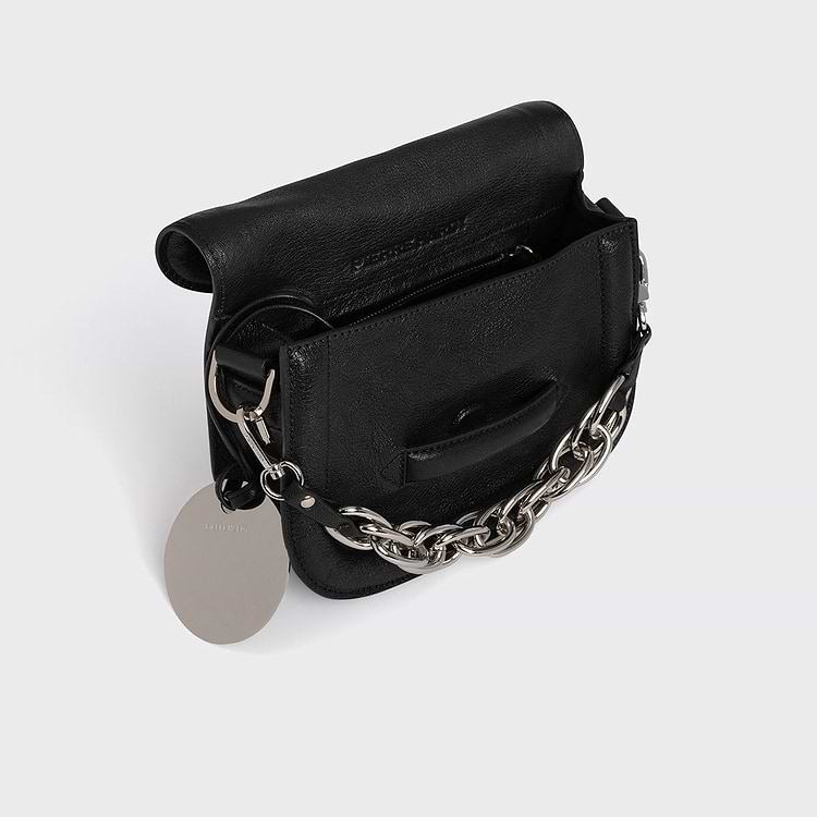 Pierre Hardy SAC MINI ALPHAVILLE Cuir De Chèvre Grainé Noir