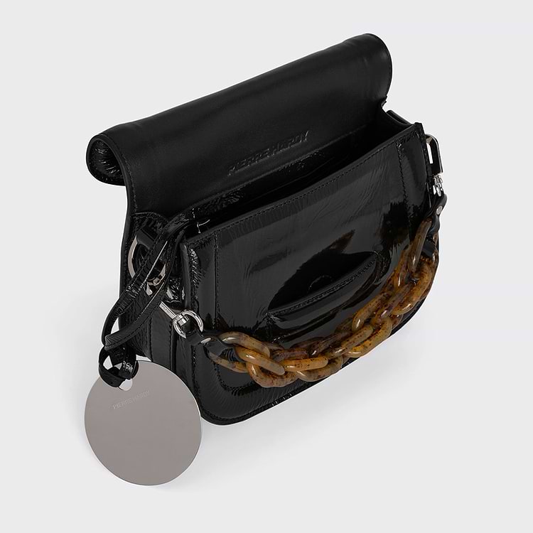 Pierre Hardy SAC MINI ALPHAVILLE Cuir De Chèvre Vernis Noir