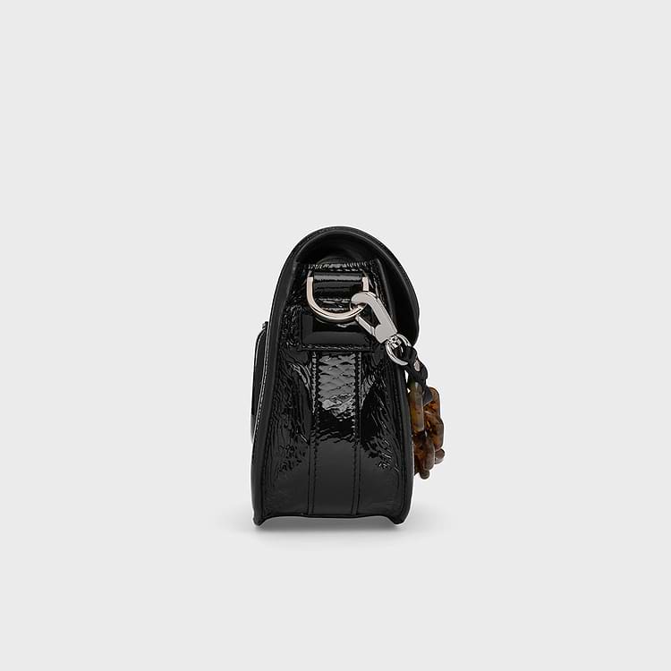 Pierre Hardy SAC MINI ALPHAVILLE Cuir De Chèvre Vernis Noir