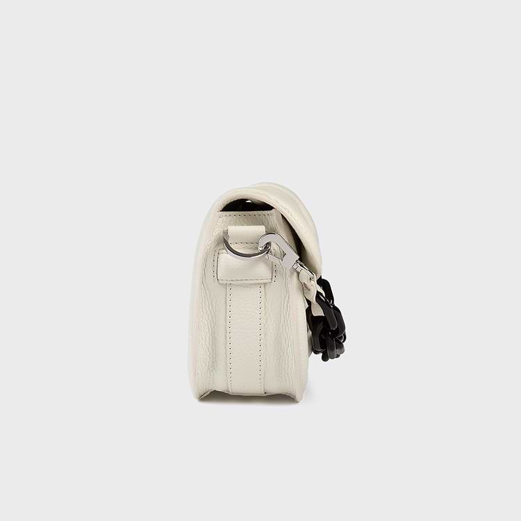 Pierre Hardy SAC MINI ALPHAVILLE Cuir De Veau Grainé Blanc
