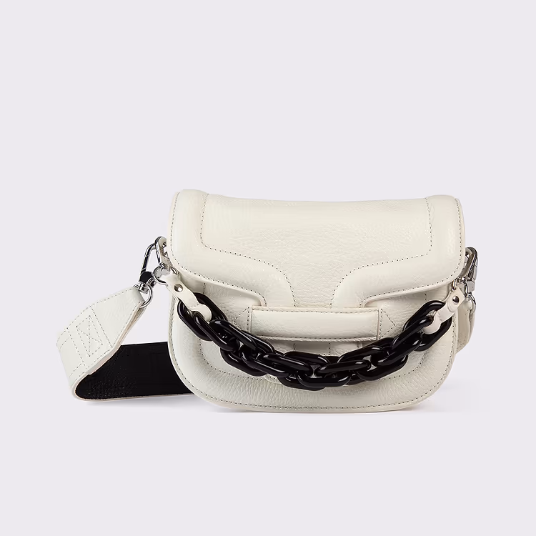 pierre hardy SAC MINI ALPHAVILLE Cuir de veau grainé blanc