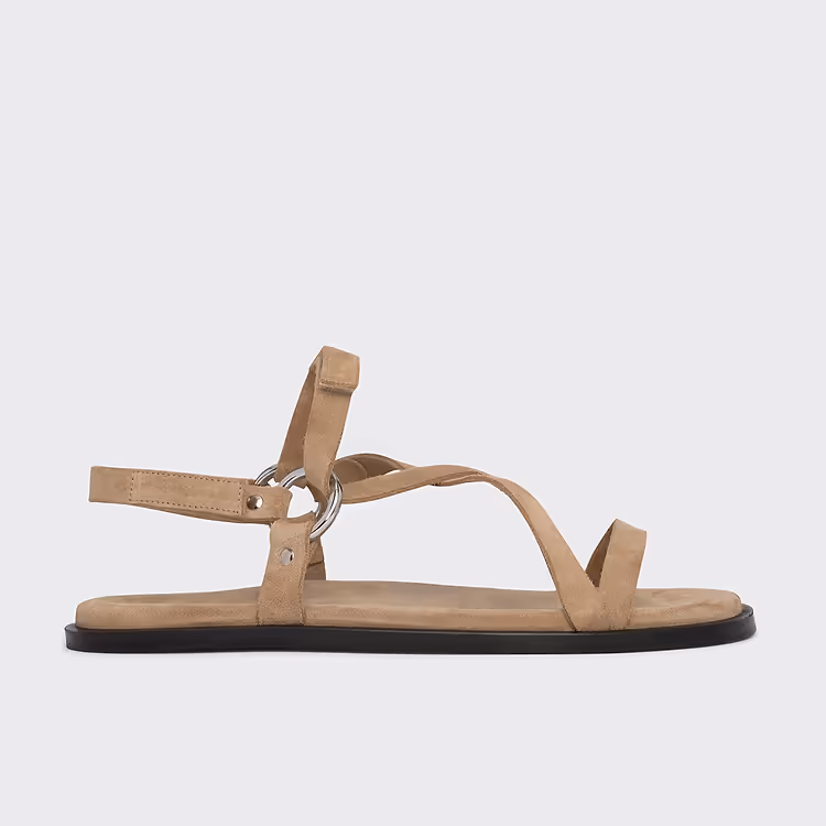 pierre hardy SANDALE SLIM RIDER Cuir de veau velours sable pierre hardy SANDALE SLIM RIDER Cuir de veau velours sable