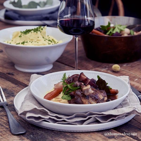 Pillivuyt Assiette Calotte Plissé *